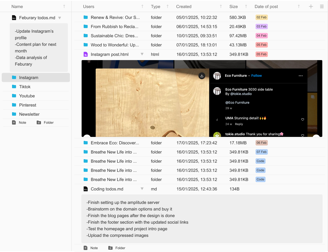 Digital asset management template